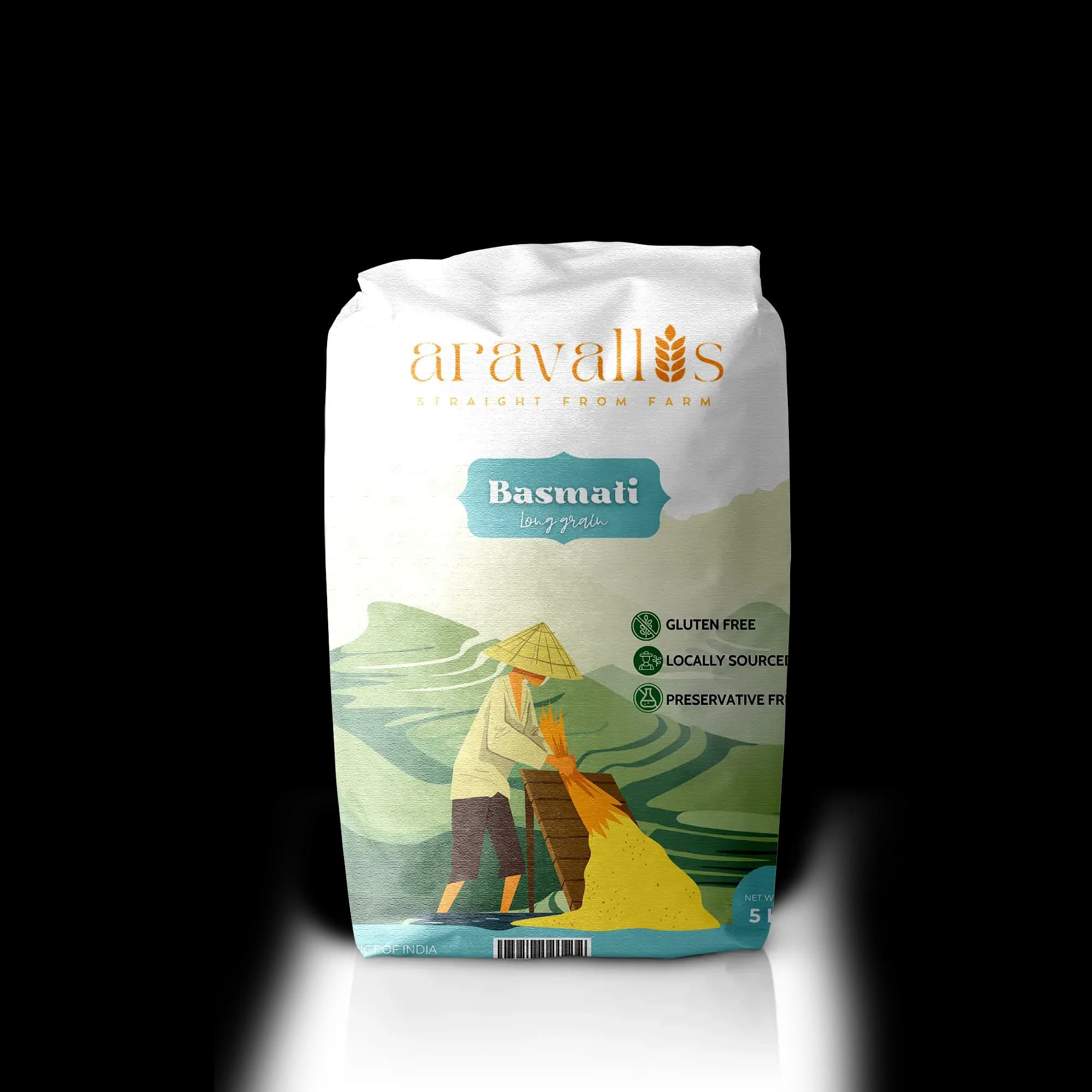 Eco-Friendly Rice Bag Green