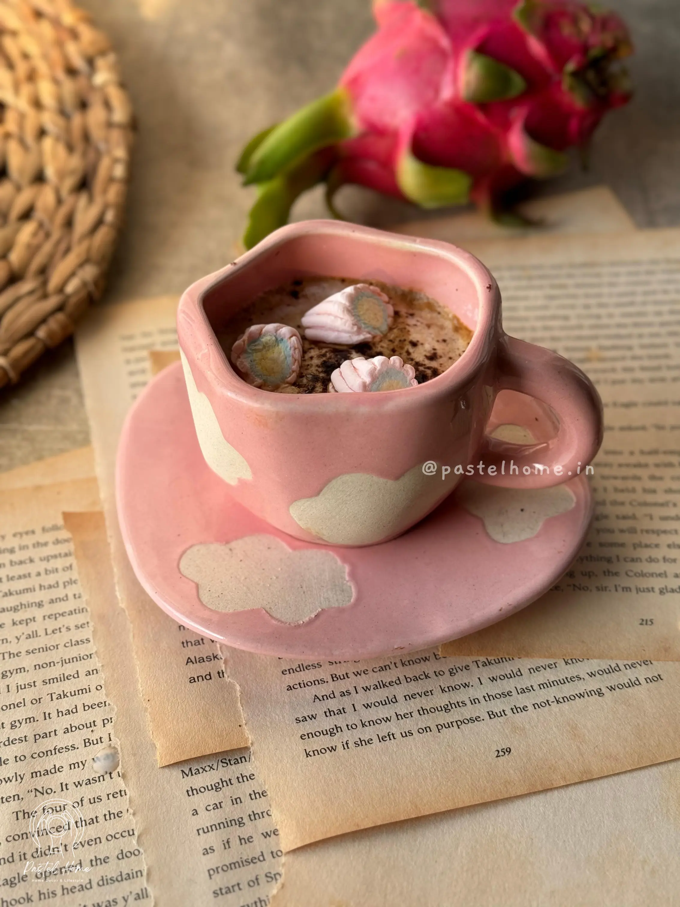 product photoshoot for Pastel Home