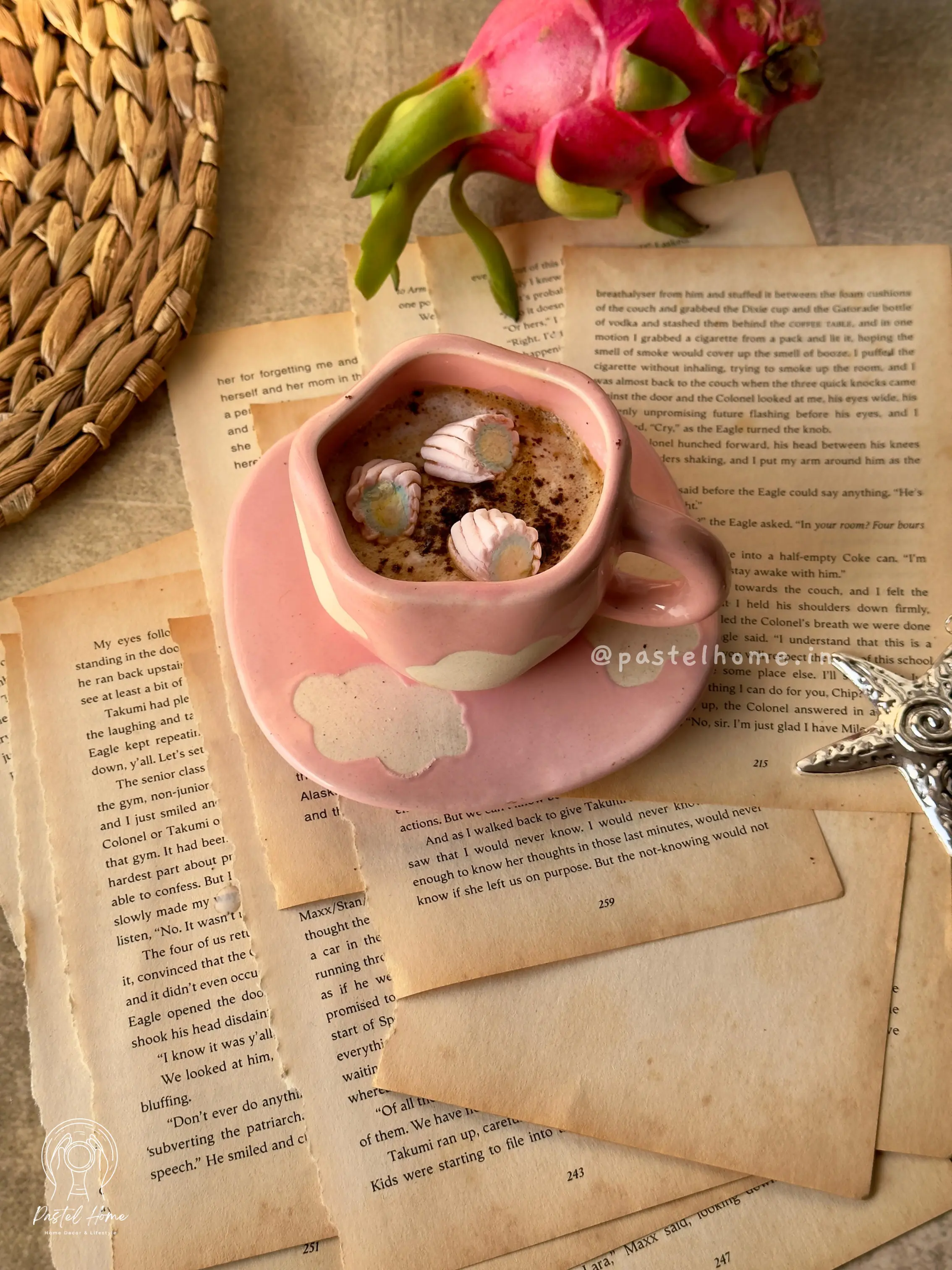 product photoshoot for Pastel Home