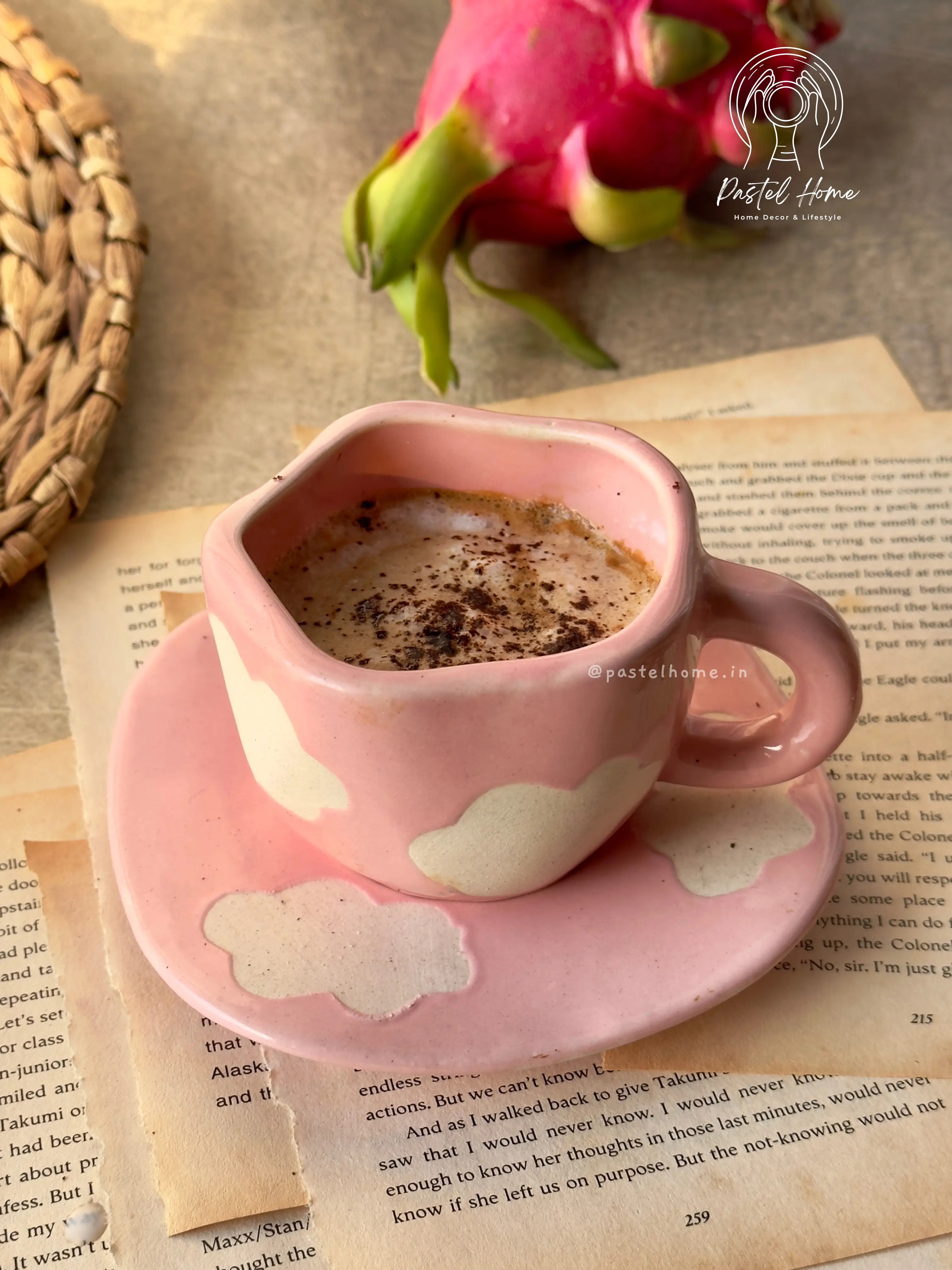 product photoshoot for Pastel Home